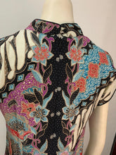 将图片加载到图库查看器,Terquise Orange Purple Black & White CHONG SAM Batik