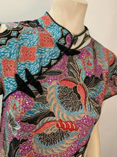 将图片加载到图库查看器,Terquise Orange Purple Black & White CHONG SAM Batik