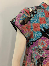 将图片加载到图库查看器,Terquise Orange Purple Black & White CHONG SAM Batik