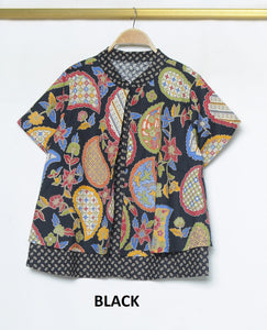 HURRY LAST ONE!!  Blouse - Modern Batik Design