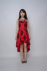 Dress - Modern Elegant HI LO Batik DRESS