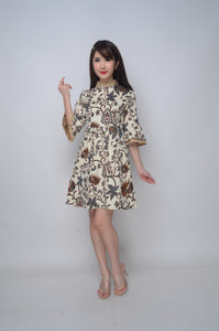 Dress - Modern Batik Rare Ivory  Color