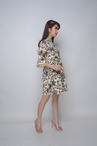 Dress - Modern Batik Rare Ivory  Color