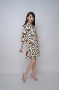 Dress - Modern Batik Rare Ivory  Color