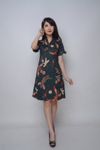 Load image into Gallery viewer, Dress - Modern Batik with Chinese Phoenix Art
