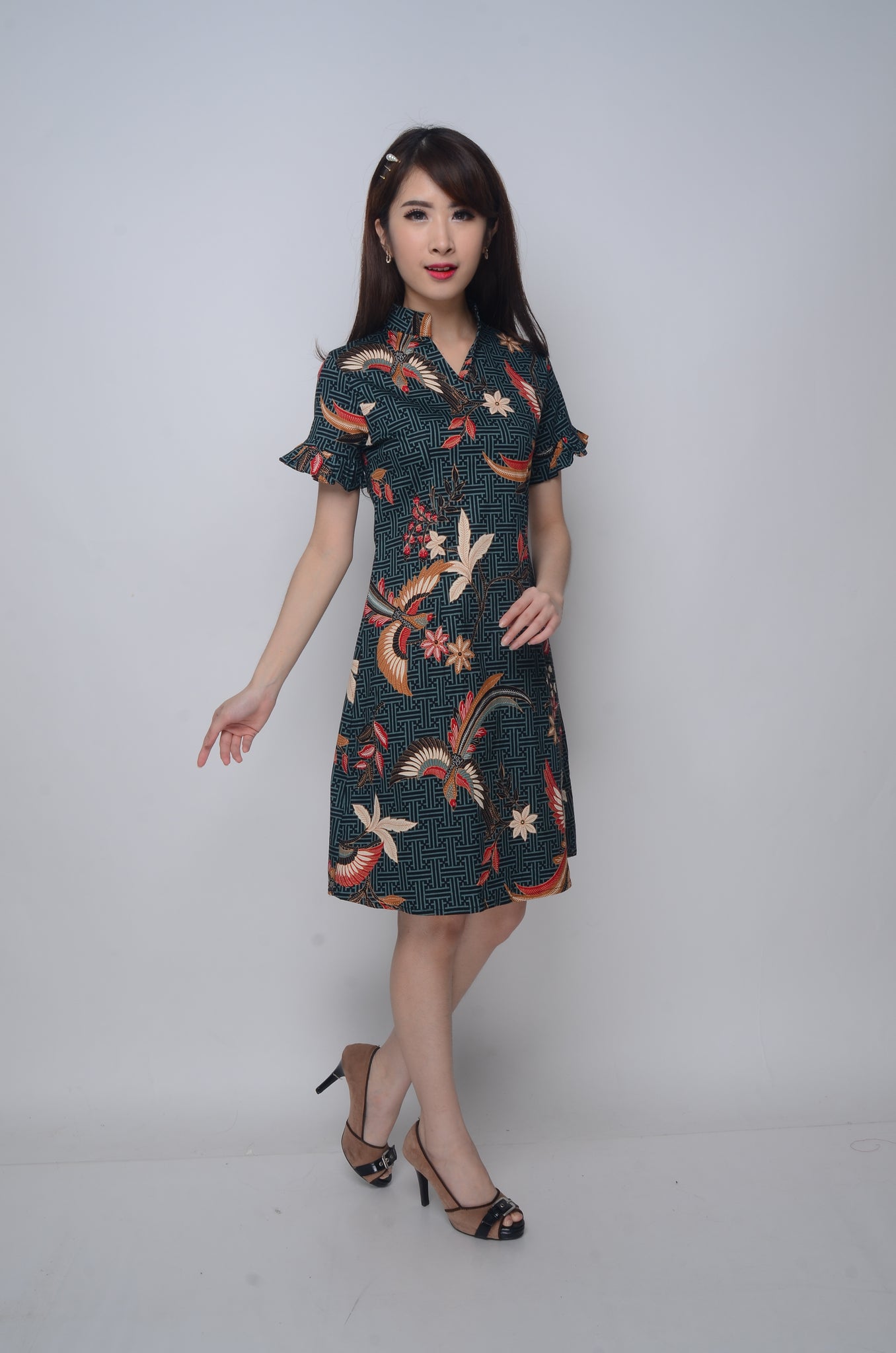 model batik dress modern Cloud Ember | Modern Batik Dress OCO Atelier