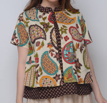 Load image into Gallery viewer, HURRY LAST ONE!!  Blouse - Modern Batik Design
