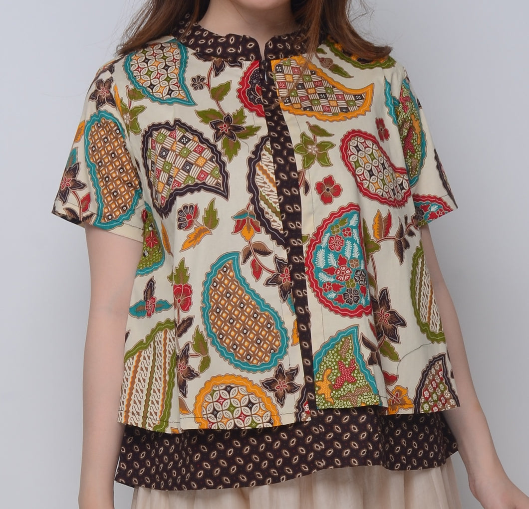 HURRY LAST ONE!!  Blouse - Modern Batik Design