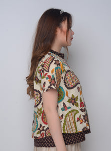 HURRY LAST ONE!!  Blouse - Modern Batik Design