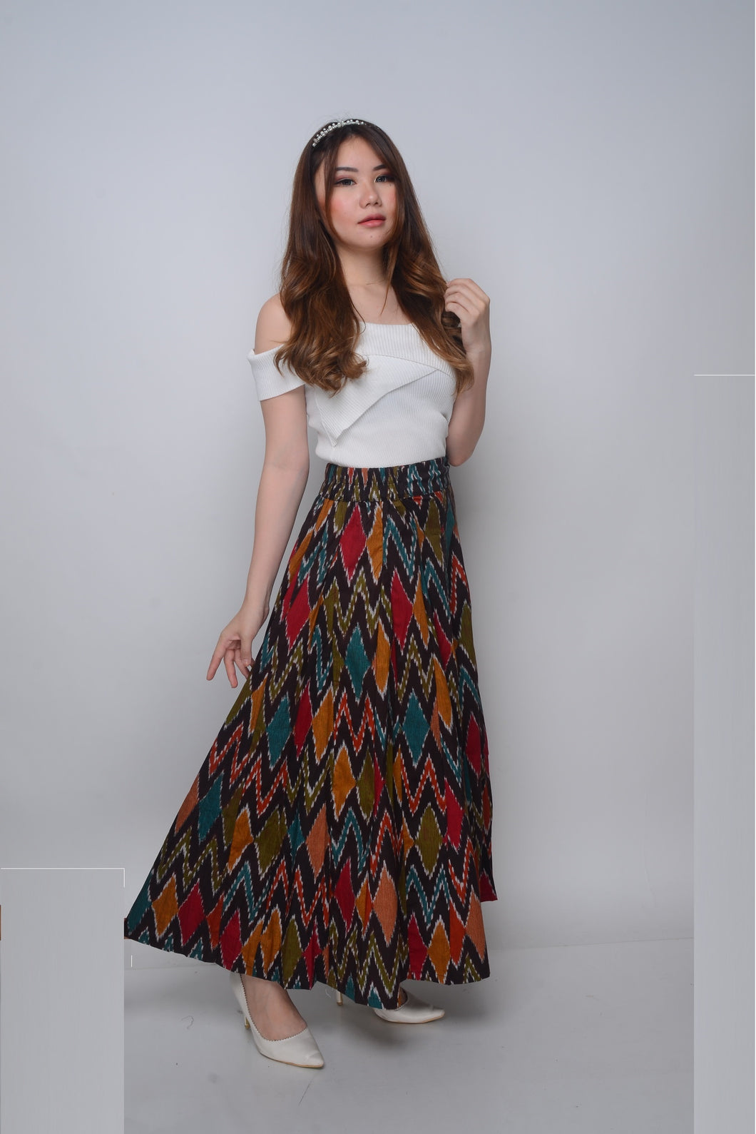 Long Skirt - Stylist Batik Art Print