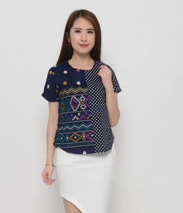 Blouse - Working in Style with Timore Motif