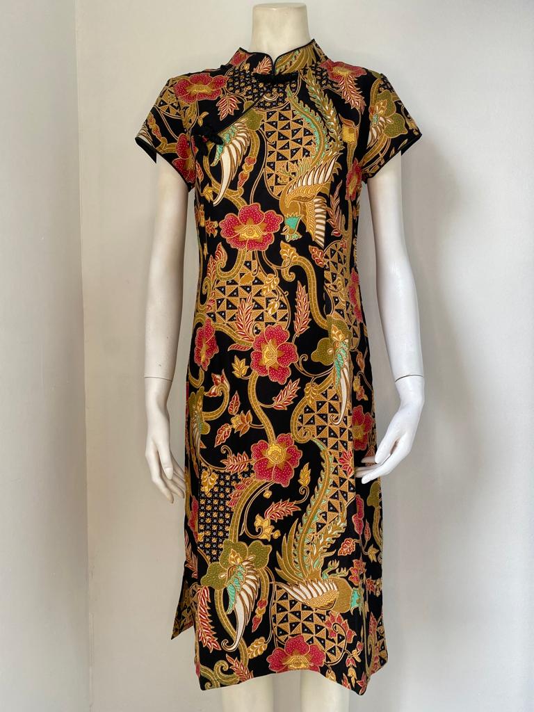 dress batik modern simple Modern Batik Dress, Women's Long Sleeve Dress with a Contemporary Twist,Batik Dress, Batik, Boho Dress,Ethnic Dress,Women Dress,Women Formal