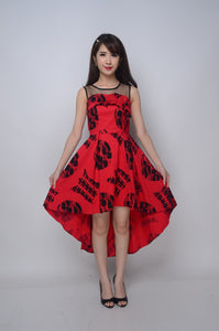 Dress - Modern Elegant HI LO Batik DRESS